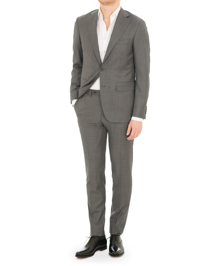 Herr | Santoni Wilson Oxford Black Calf | Santoni | Wilson Oxford Black Calf