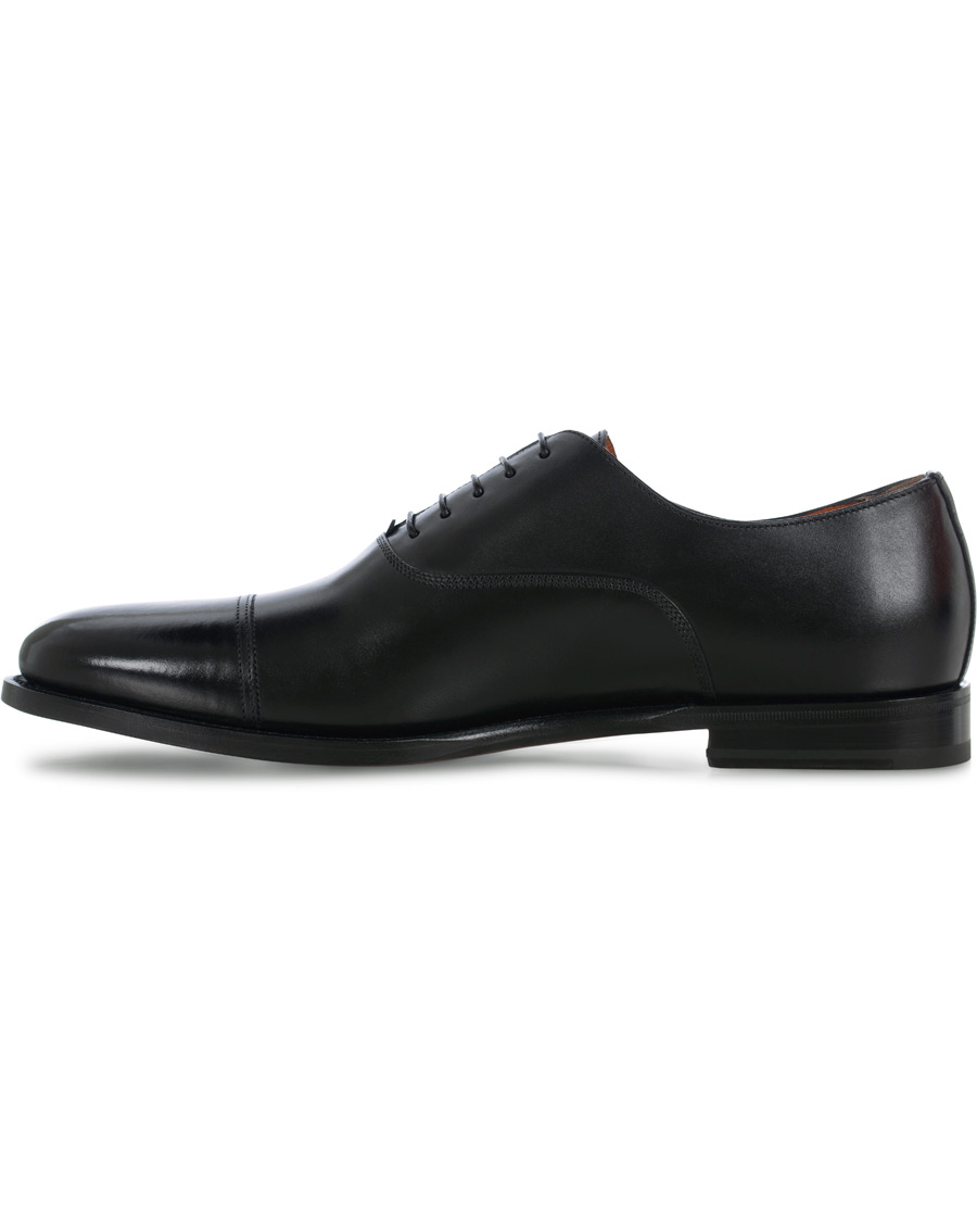 Herr | Santoni Wilson Oxford Black Calf | Santoni | Wilson Oxford Black Calf