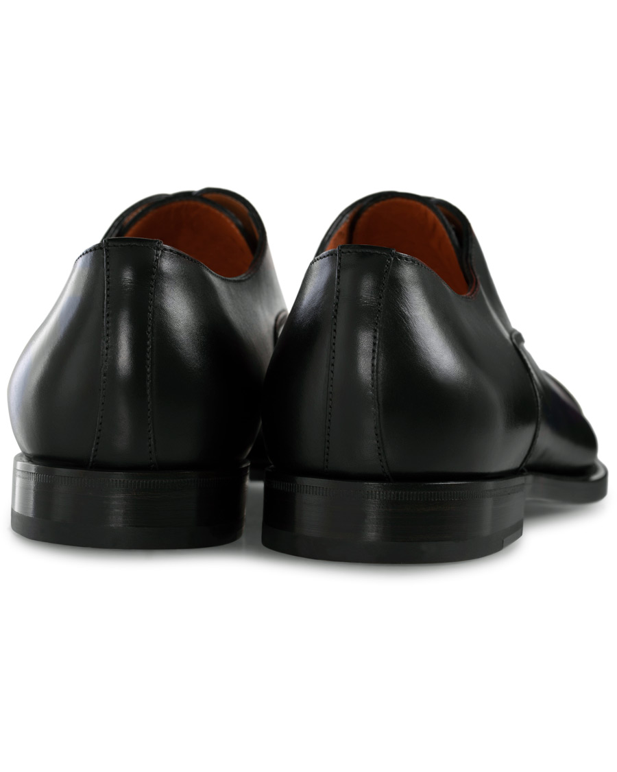 Herr | Santoni Wilson Oxford Black Calf | Santoni | Wilson Oxford Black Calf