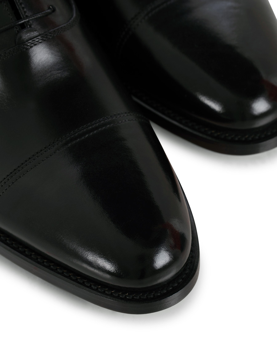 Herr | Santoni Wilson Oxford Black Calf | Santoni | Wilson Oxford Black Calf