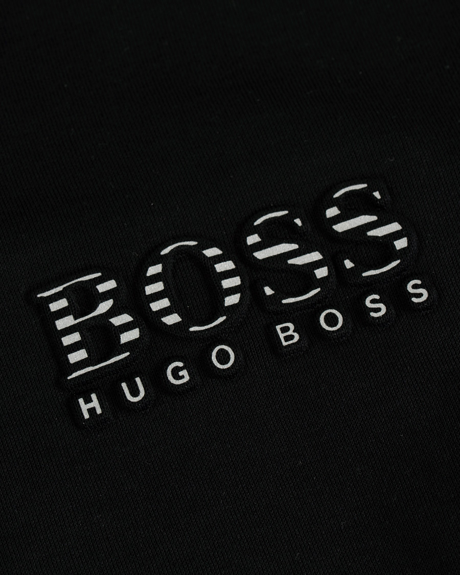 Herr | Tröjor | BOSS GREEN | BOSS Athleisure Saggy Full Zip Hoodie Black
