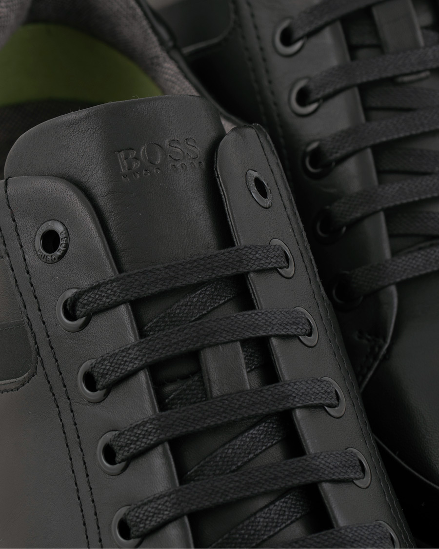 Herr | BOSS Athleisure Saturn Low Sneaker Black | BOSS GREEN | BOSS Athleisure Saturn Low Sneaker Black
