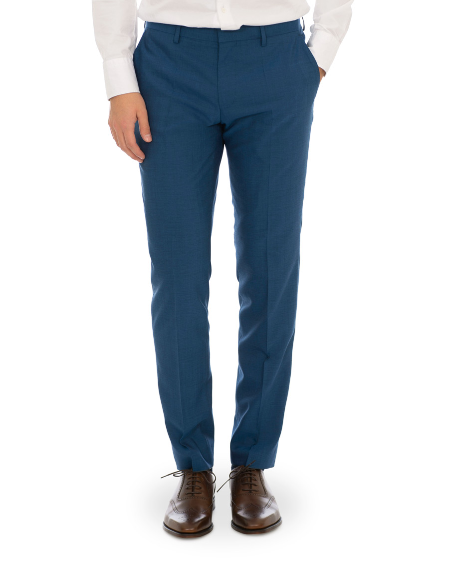 Herr | Kostymer | BOSS BLACK | BOSS Huge/Genius Stretch Wool Suit Blue