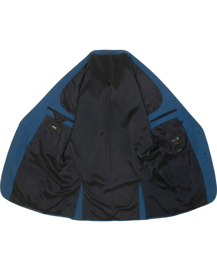 Herr | Kostymer | BOSS BLACK | BOSS Huge/Genius Stretch Wool Suit Blue