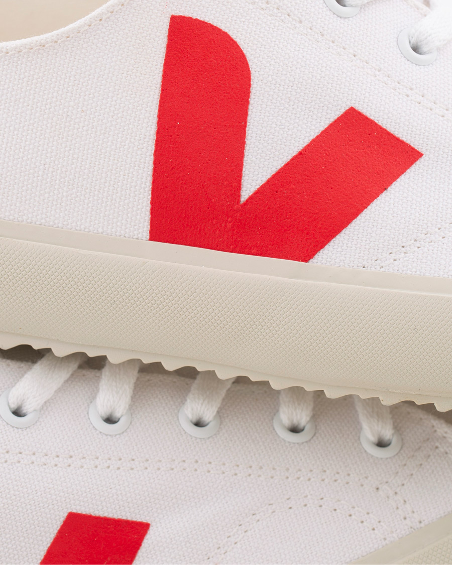 Herr | Veja Nova Canvas Sneaker White/Pekin | Veja | Nova Canvas Sneaker White/Pekin