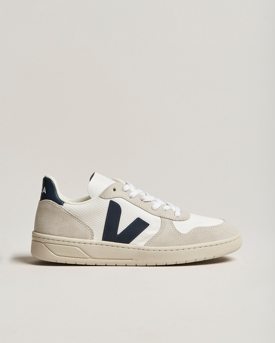 Herr | Sneakers | Veja | V-10 Leather Sneaker White Nautico