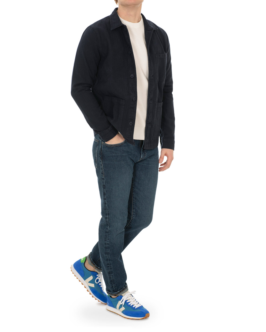Herr | Veja Blue De Paname Collaboration Riobranco Sneaker Blue | Veja | Blue De Paname Collaboration Riobranco Sneaker Blue
