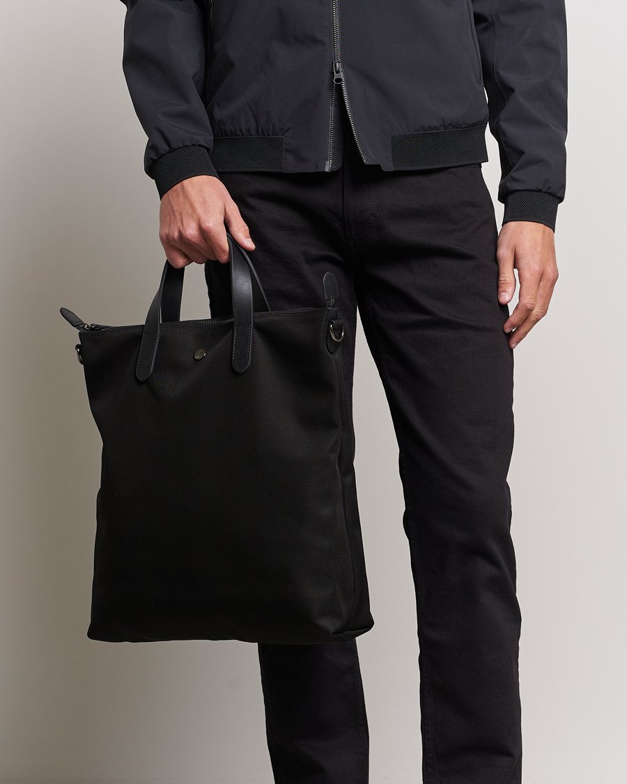 Herr | Totebags | Mismo | M/S Nylon Shopper Bag  Black