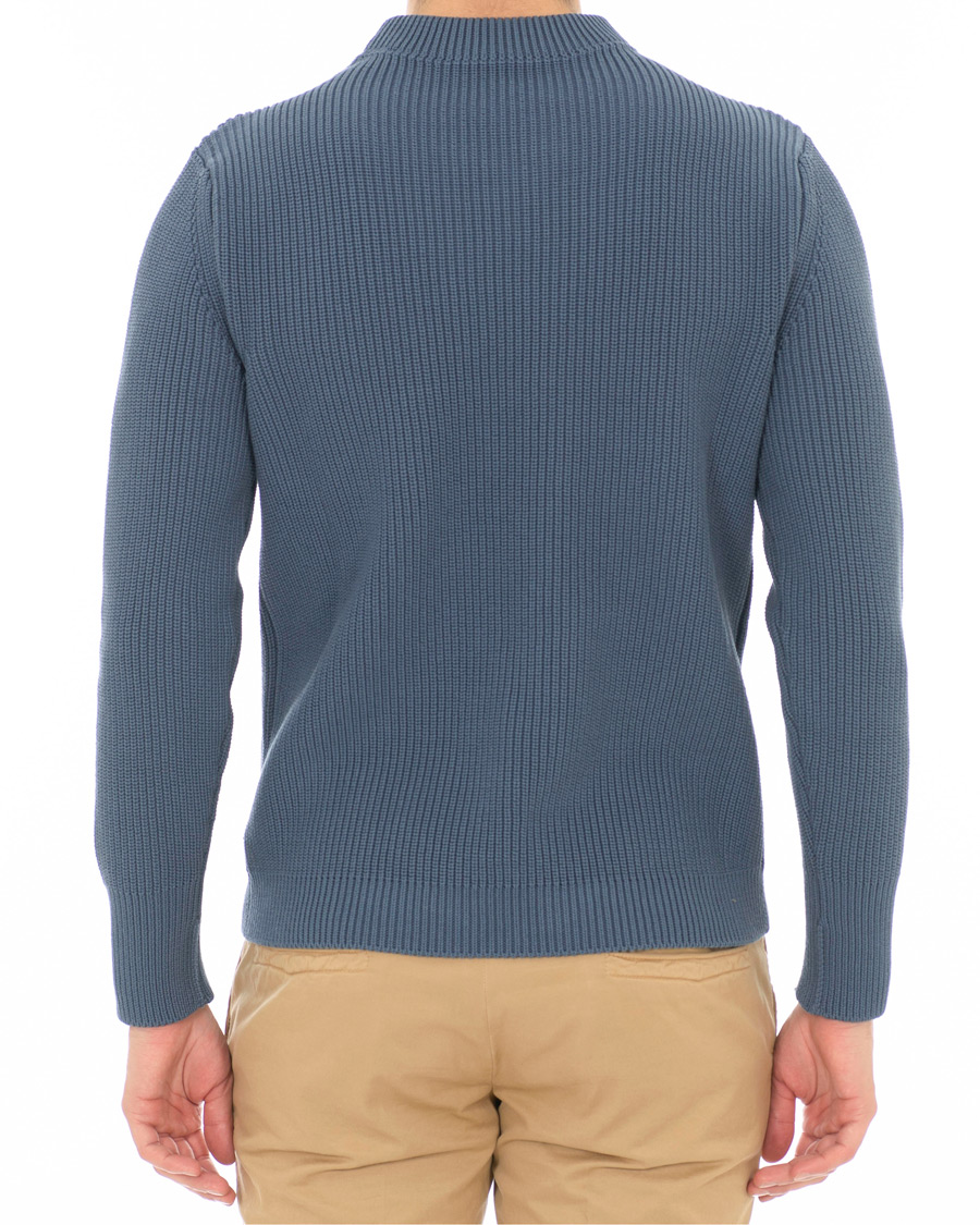Herr | Tröjor | Andersen-Andersen | Organic Cotton Crewneck Petroleum