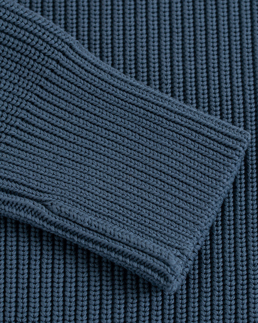 Herr | Tröjor | Andersen-Andersen | Organic Cotton Crewneck Petroleum