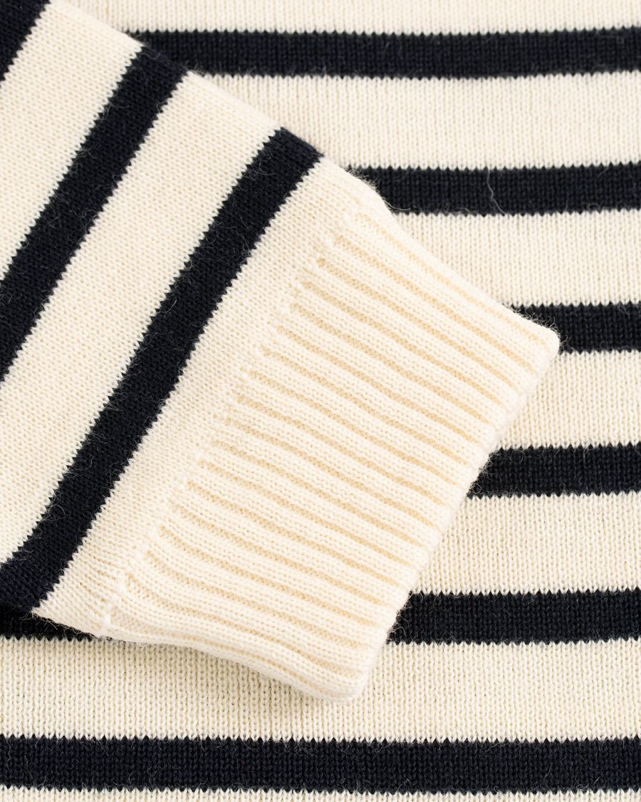 Herr | Tröjor | Andersen-Andersen | Marine Stripe Off White/Navy Blue