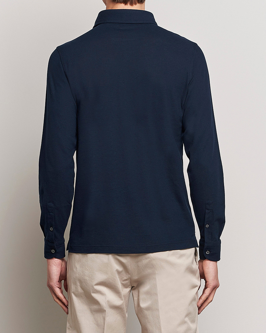 Herr | Skjortor | Gran Sasso | Popover Shirt Navy