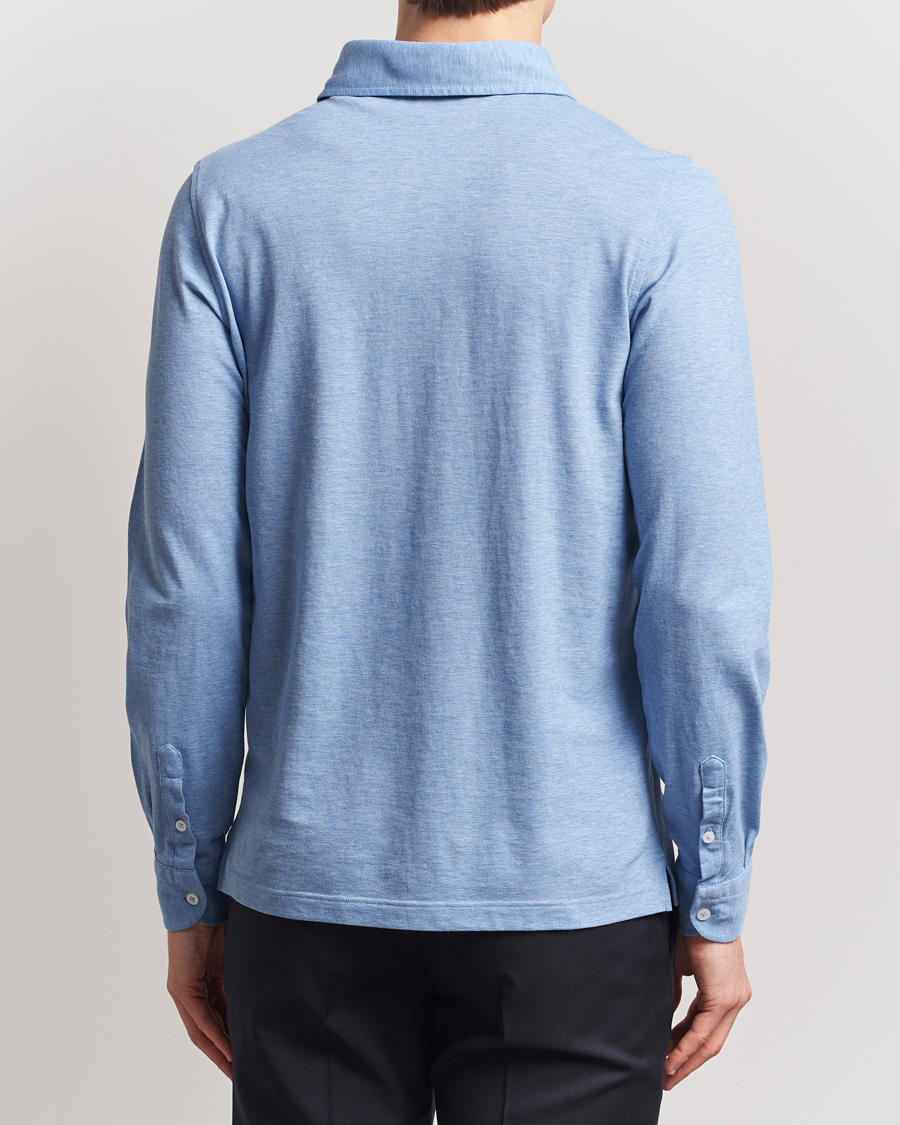 Herr | Skjortor | Gran Sasso | Popover Shirt Light Blue