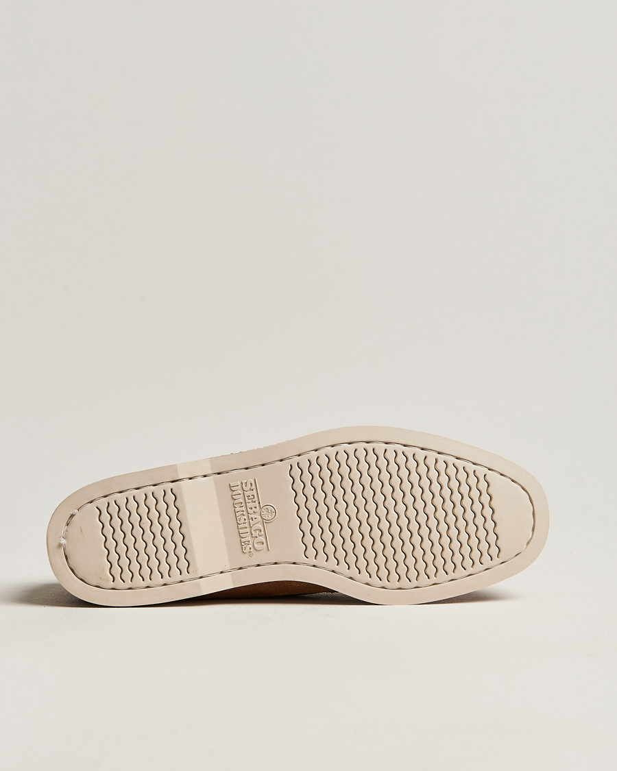 Herr | Seglarskor | Sebago | Docksides Suede Boat Shoe Brown Cognac