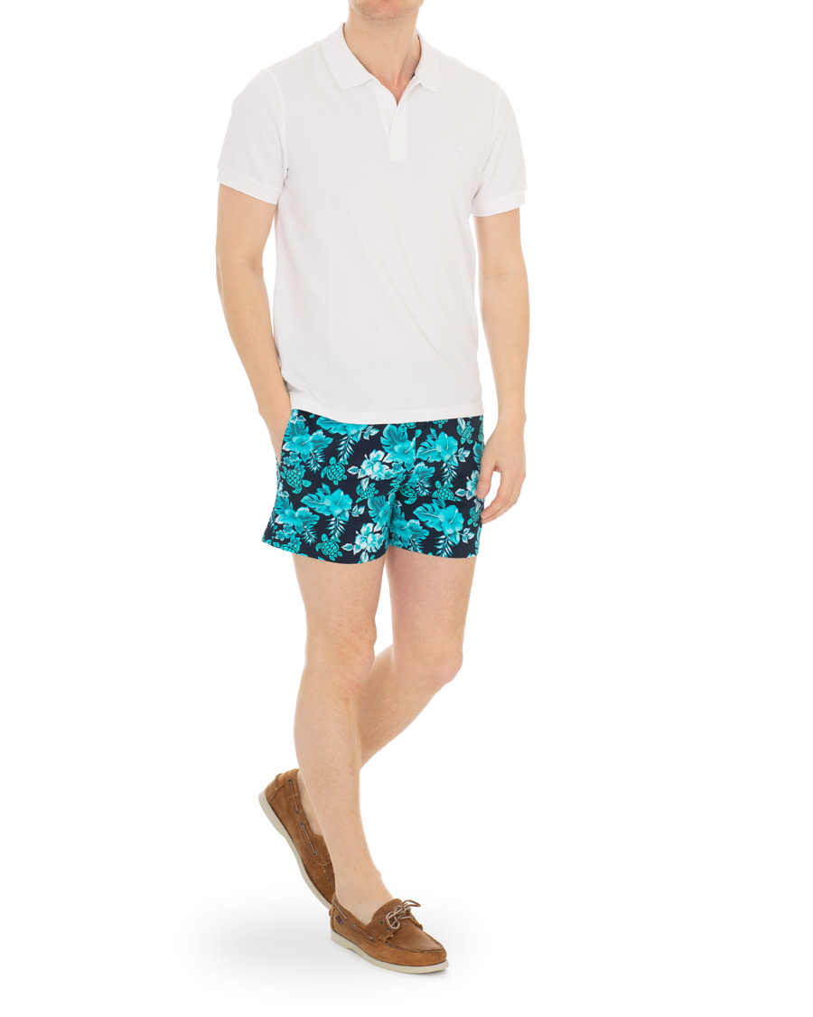 Herr | Badbyxor | Vilebrequin | Moorise Swim Trunks Tortues Hawaii