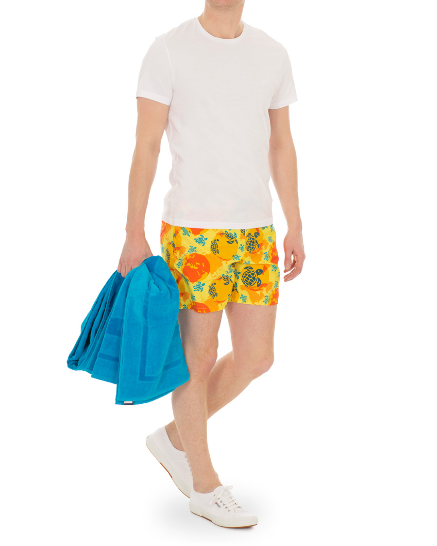 Herr | Badbyxor | Vilebrequin | Moorea Swim Shorts Mappemonde Dots