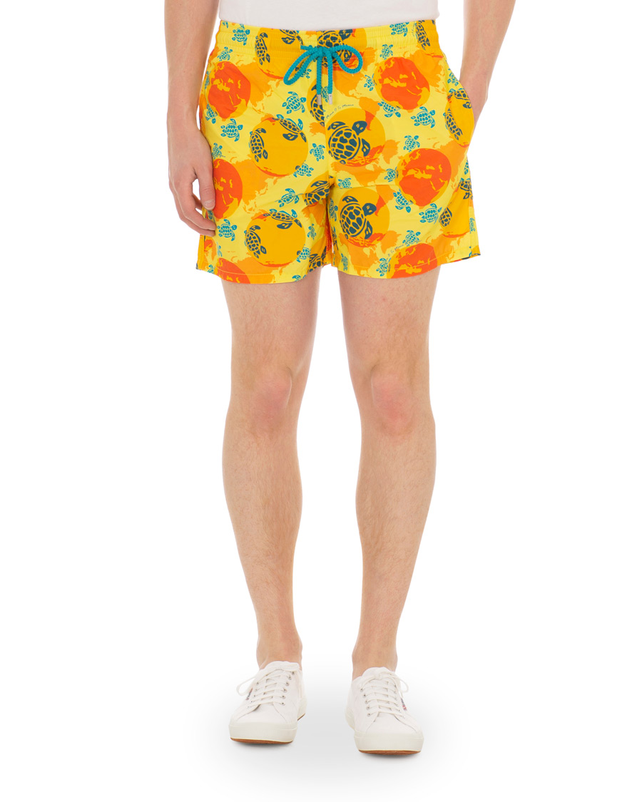 Herr | Badbyxor | Vilebrequin | Moorea Swim Shorts Mappemonde Dots