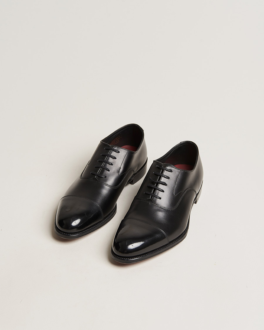 Herr | Loake 1880 Export Grade Hanover Toe Cap Oxford Onyx Black | Loake 1880 Export Grade | Hanover Toe Cap Oxford Onyx Black