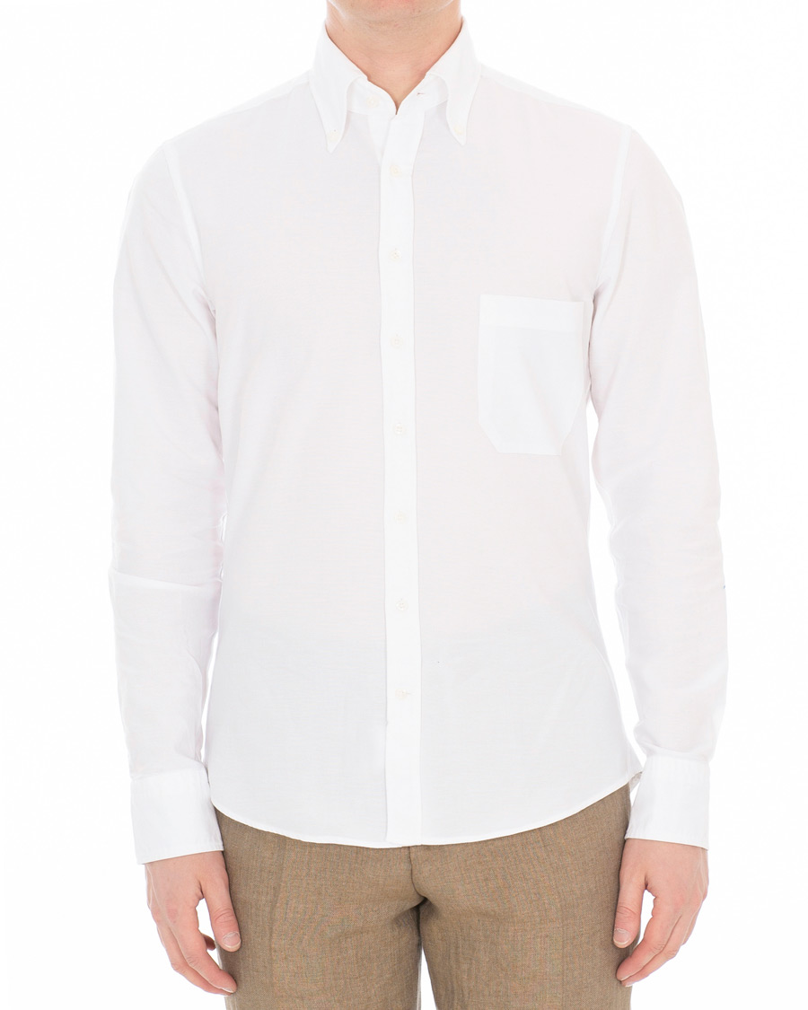 Herr | Skjortor | Stenströms | Slimline Oxford Shirt White