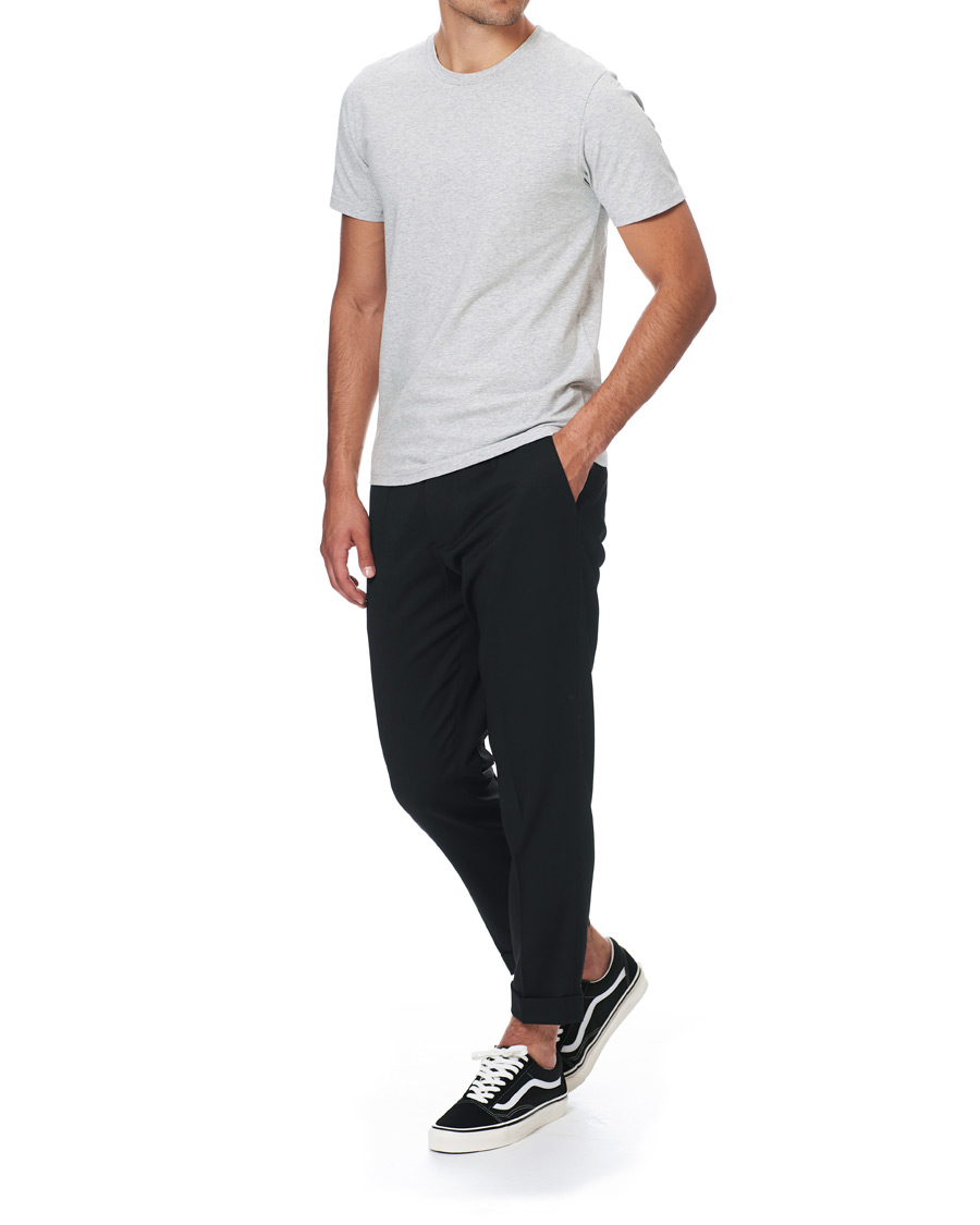 Herr | T-Shirts | Filippa K | Soft Lycra Tee Light Grey Melange