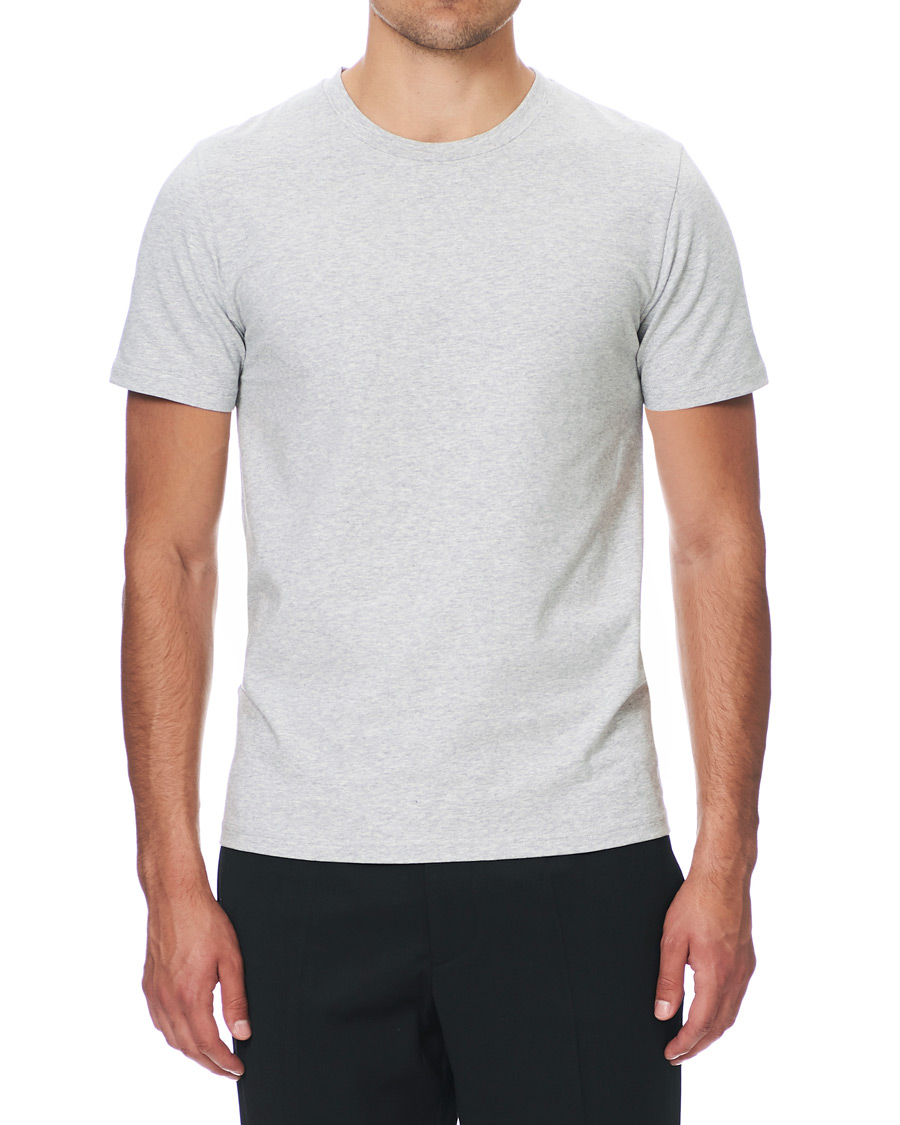 Herr | T-Shirts | Filippa K | Soft Lycra Tee Light Grey Melange