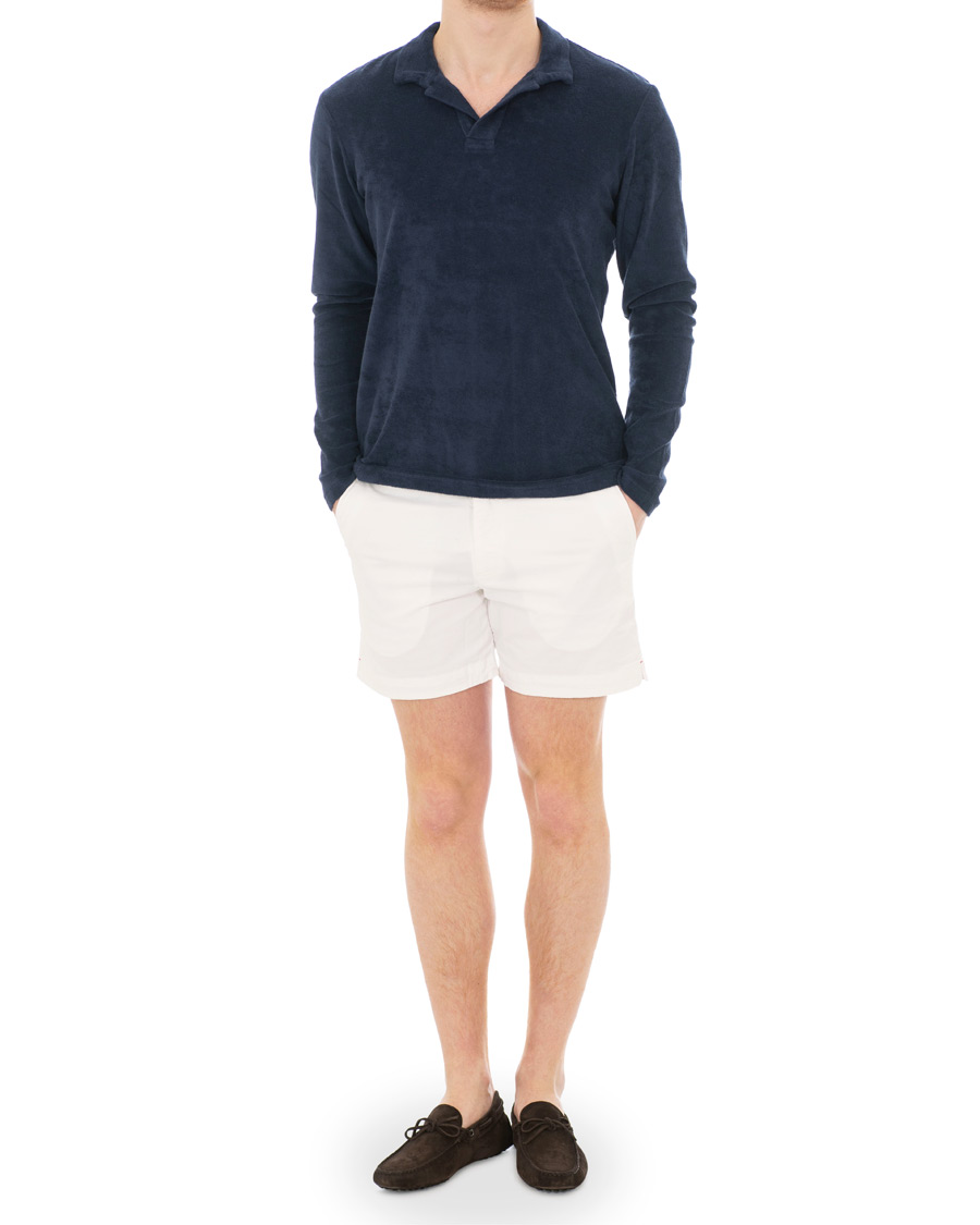 Herr | Shorts | Orlebar Brown | Bulldog Cotton Twill Shorts White