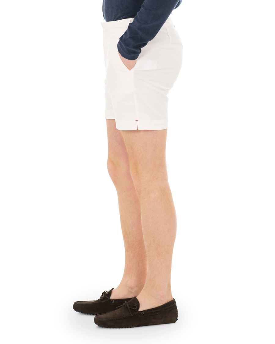 Herr | Shorts | Orlebar Brown | Bulldog Cotton Twill Shorts White