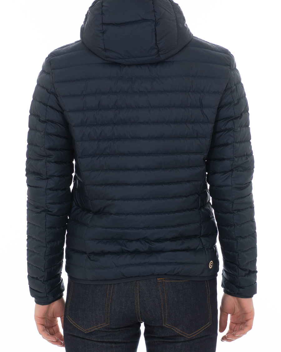 Herr | Jackor | Colmar | Lightweight Down Hooded Jacket Navy