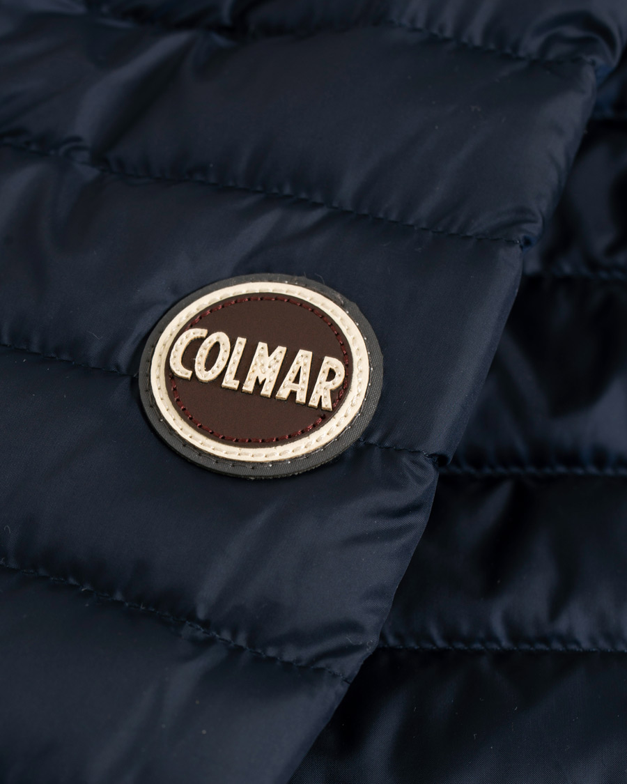 Herr | Jackor | Colmar | Lightweight Down Hooded Jacket Navy