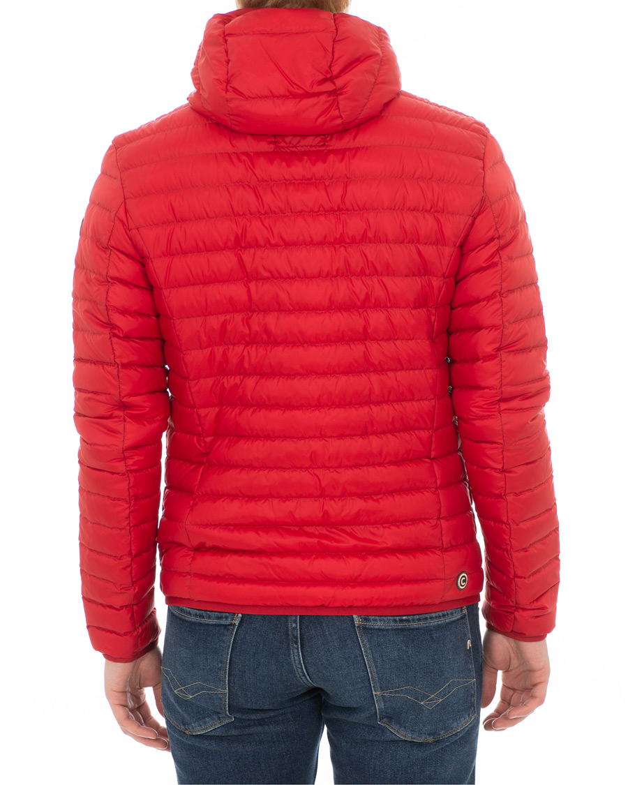 Herr | Jackor | Colmar | Lightweight Down Hooded Jacket Hermes Red