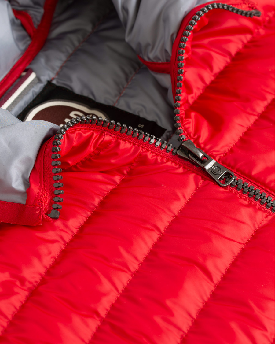 Herr | Jackor | Colmar | Lightweight Down Hooded Jacket Hermes Red