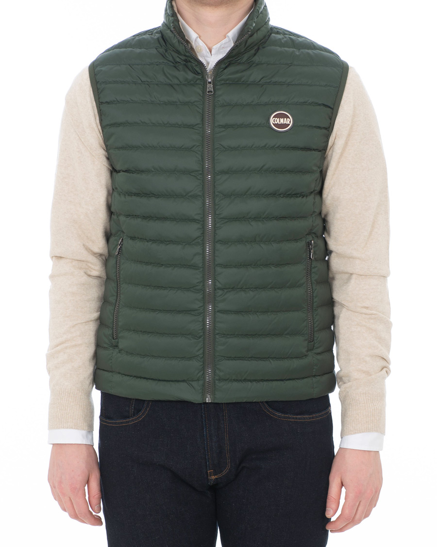 Herr | Jackor | Colmar | Lightweight Down Vest Botanical Green