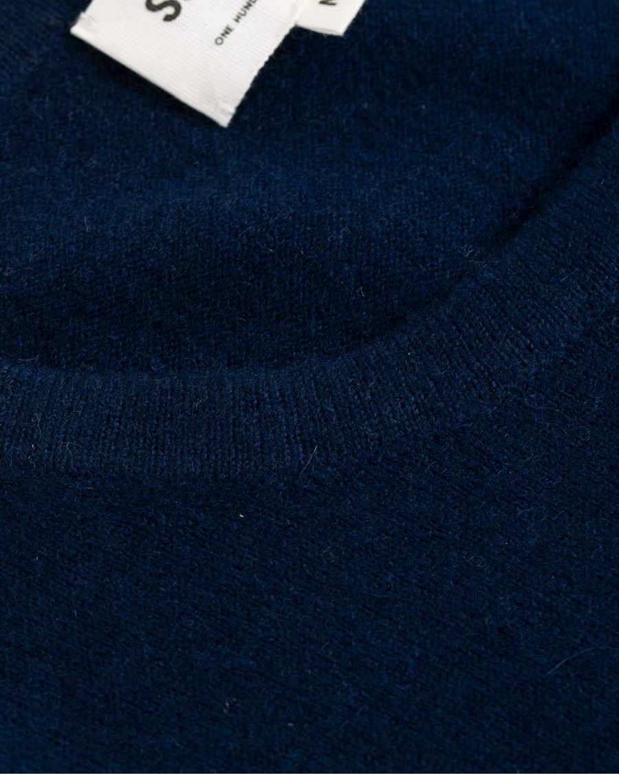 Herr | T-Shirts | Soft Goat | Cashmere T-shirt Navy