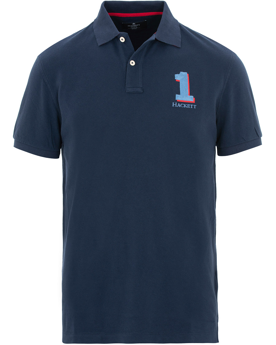 Herr | Pikéer | Hackett | Number Polo Navy