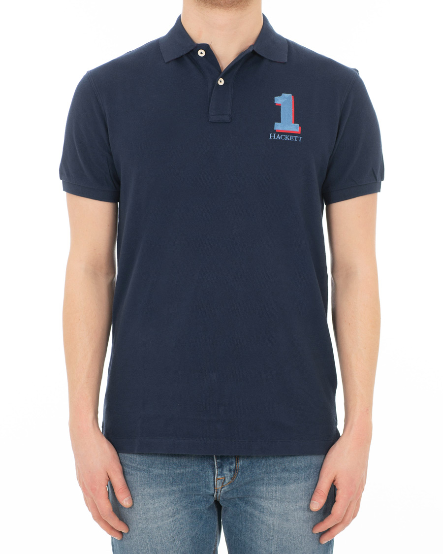 Herr | Pikéer | Hackett | Number Polo Navy
