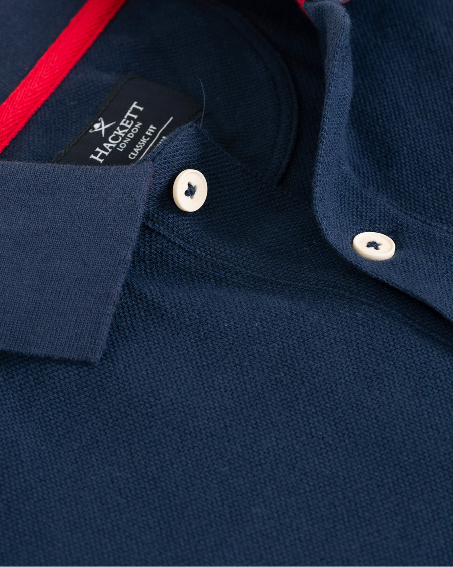 Herr | Pikéer | Hackett | Number Polo Navy