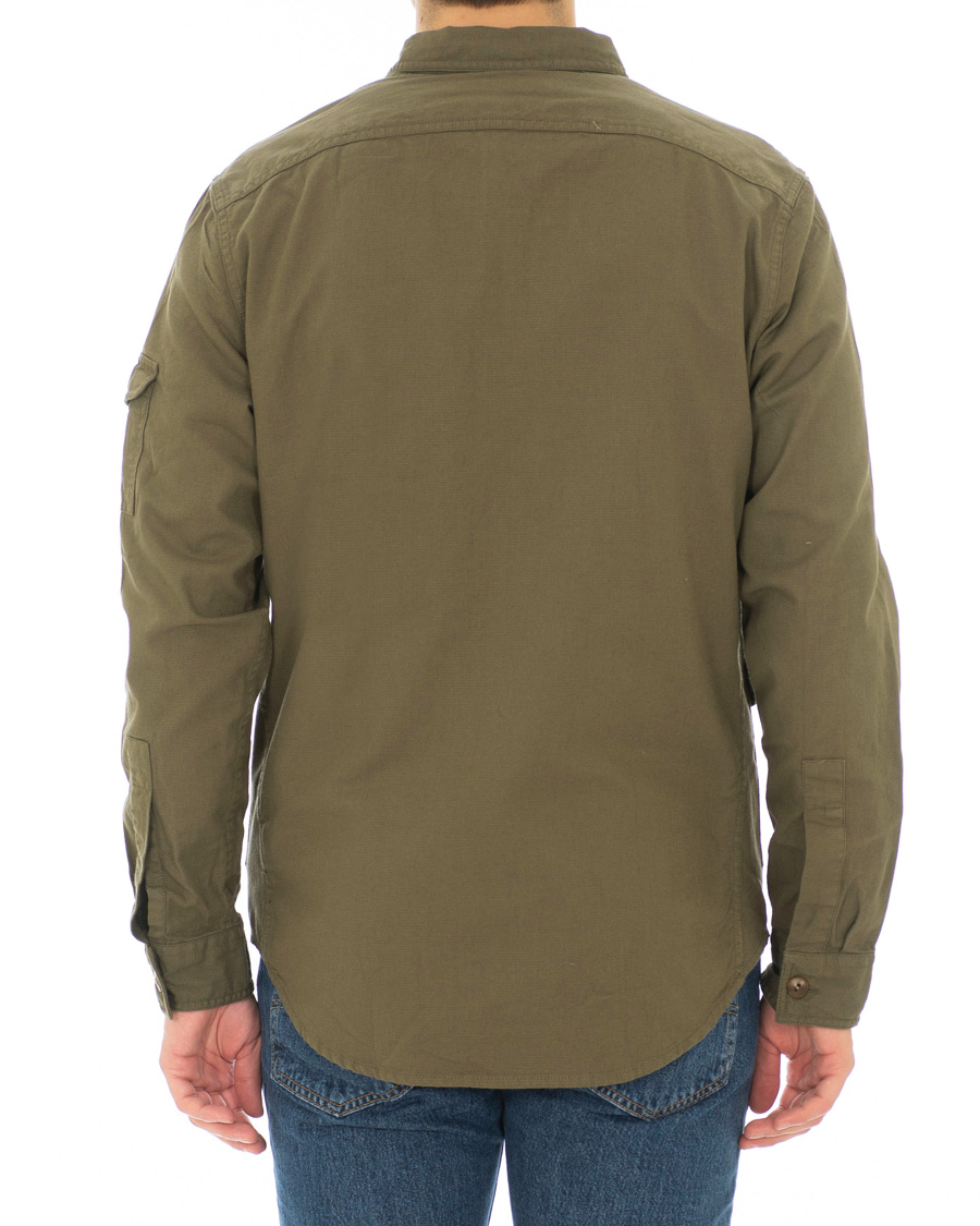 Herr | Skjortor | J.Crew | Wallace And Barnes Burma Cloth Fishing Shirt Jacket Frosty Olive