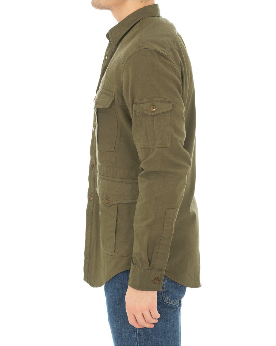 Herr | Skjortor | J.Crew | Wallace And Barnes Burma Cloth Fishing Shirt Jacket Frosty Olive
