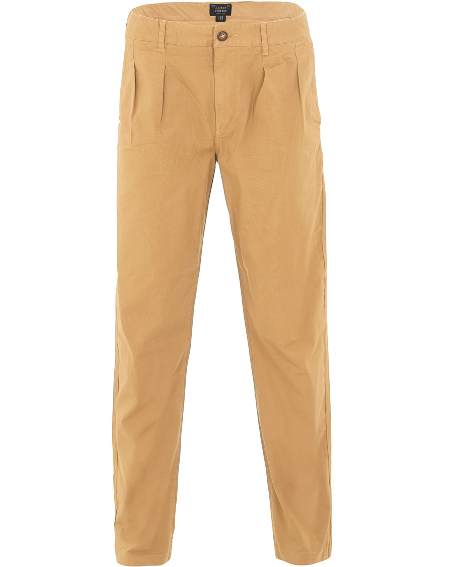 Herr | Byxor | J.Crew | Double Pleated Garment Dyed Canvas Chinos Melted Caramel