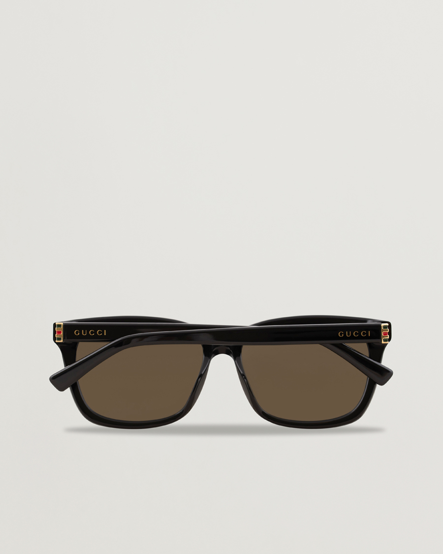 Herr | Solglasögon | Gucci | GG0449S Sunglasses Black/Gold/Brown