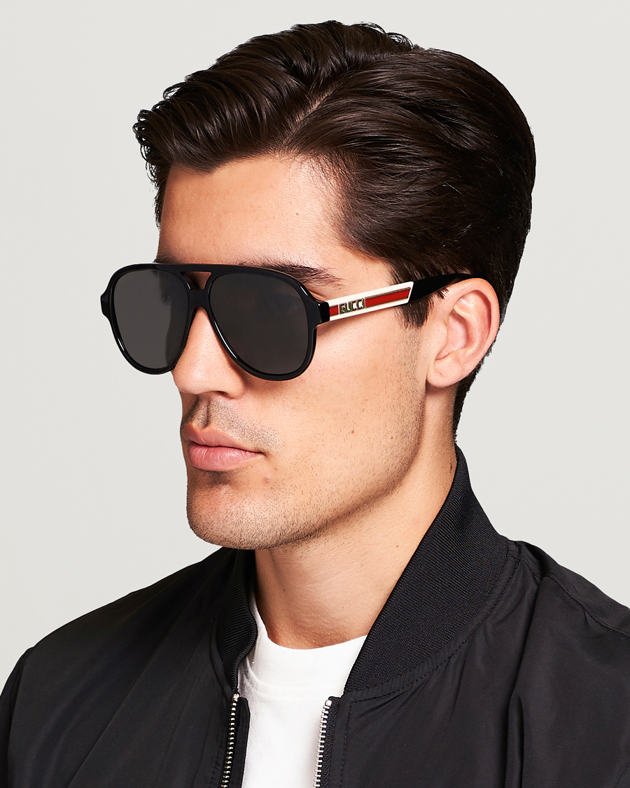 Herr |  | Gucci | GG0463S Sunglasses Black/White/Grey