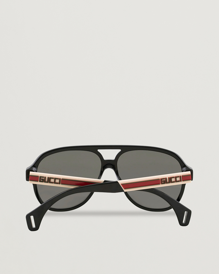 Herr | Gucci GG0463S Sunglasses Black/White/Grey | Gucci | GG0463S Sunglasses Black/White/Grey