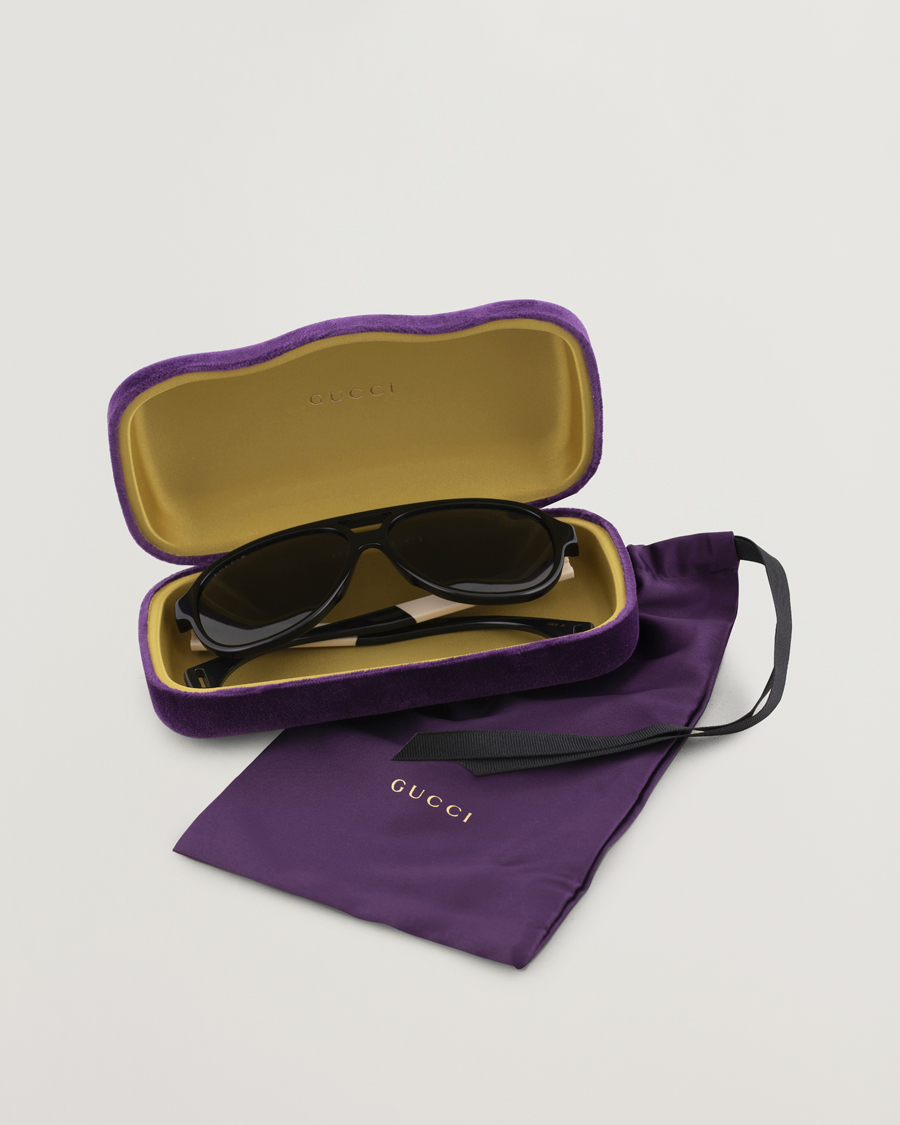 Herr | Gucci GG0463S Sunglasses Black/White/Grey | Gucci | GG0463S Sunglasses Black/White/Grey