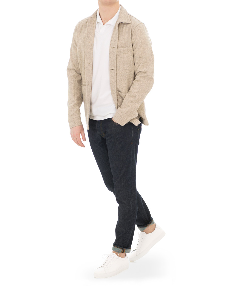 Herr | A Day's March Marching Sneaker White Calf | A Day's March | Marching Sneaker White Calf