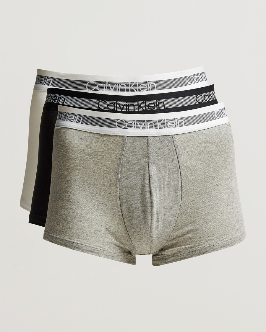 Herr | Underkläder | Calvin Klein | Cooling Trunk 3-Pack Grey/Black/White
