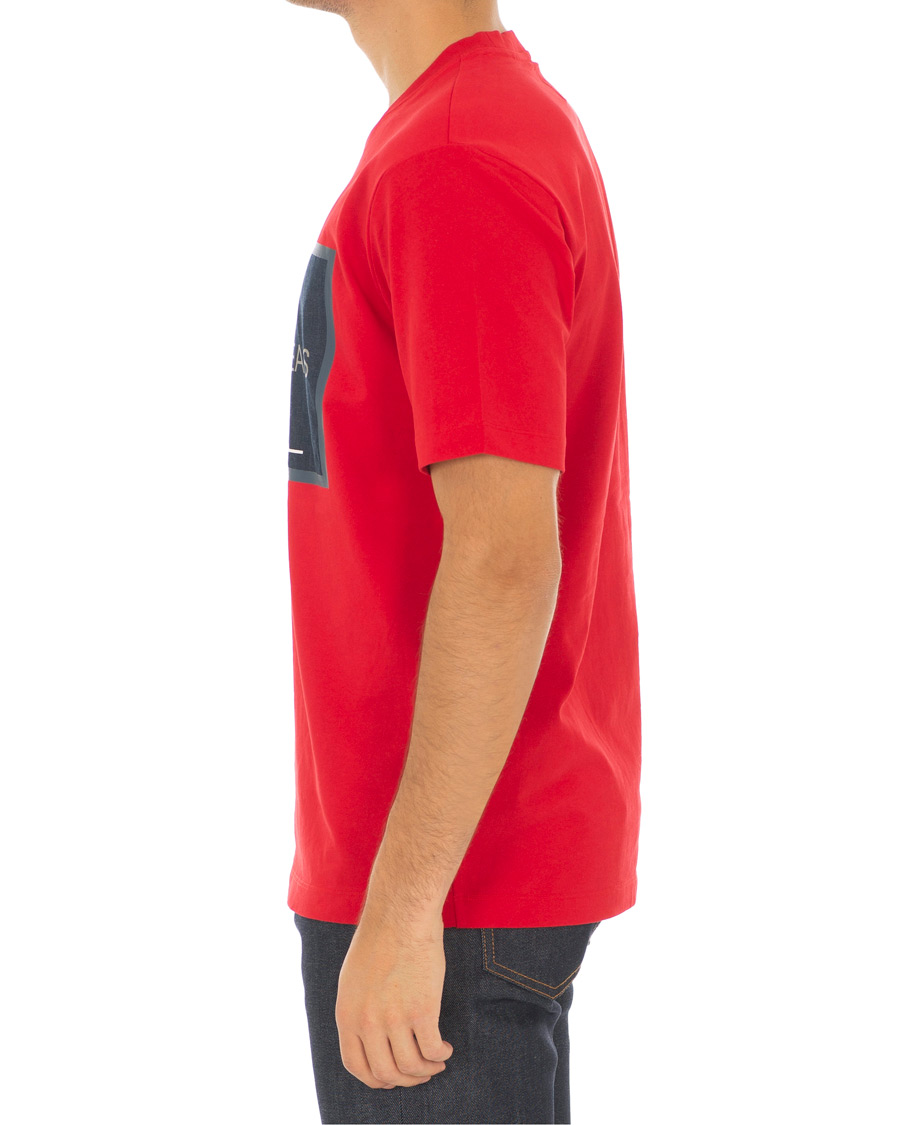 Herr | T-Shirts | Calvin Klein Jeans | Monogram Icon Box Tee Barbados Cherry