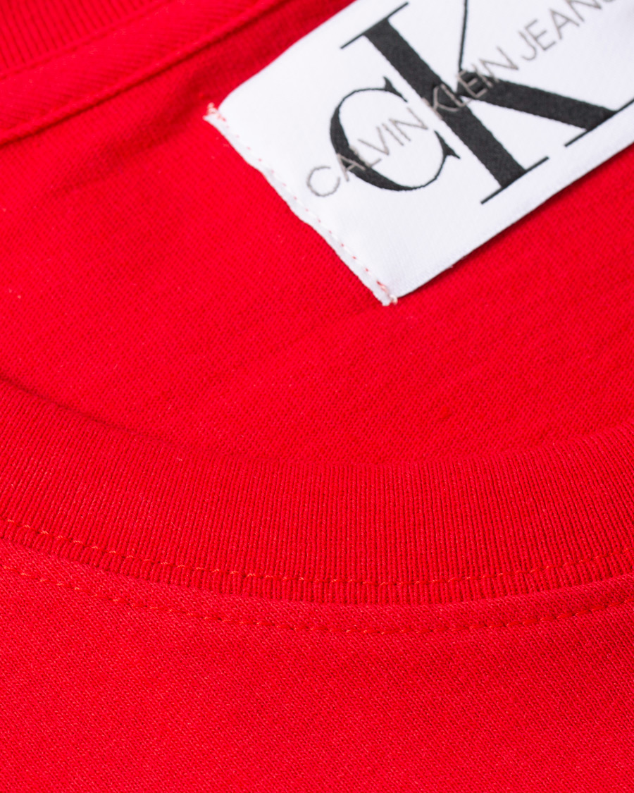 Herr | T-Shirts | Calvin Klein Jeans | Monogram Icon Box Tee Barbados Cherry