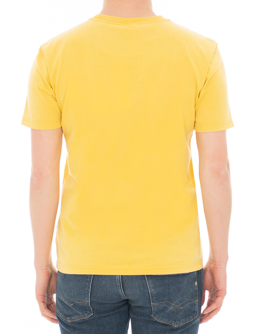 Herr | T-Shirts | Calvin Klein | Garment Dyed Tee Yellow