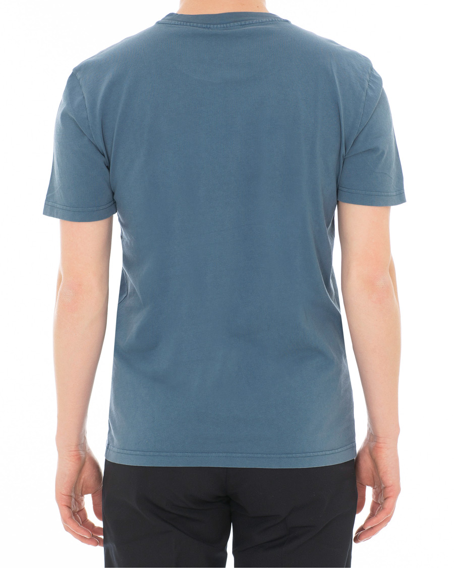 Herr | T-Shirts | Calvin Klein | Garment Dyed Tee Denim Blue