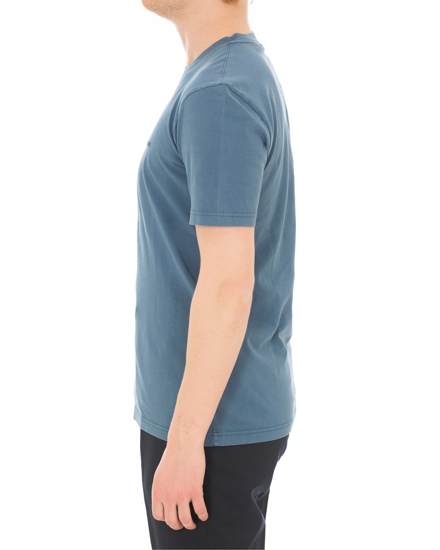 Herr | T-Shirts | Calvin Klein | Garment Dyed Tee Denim Blue